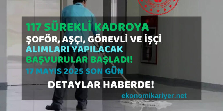 sürekli işçi alımı