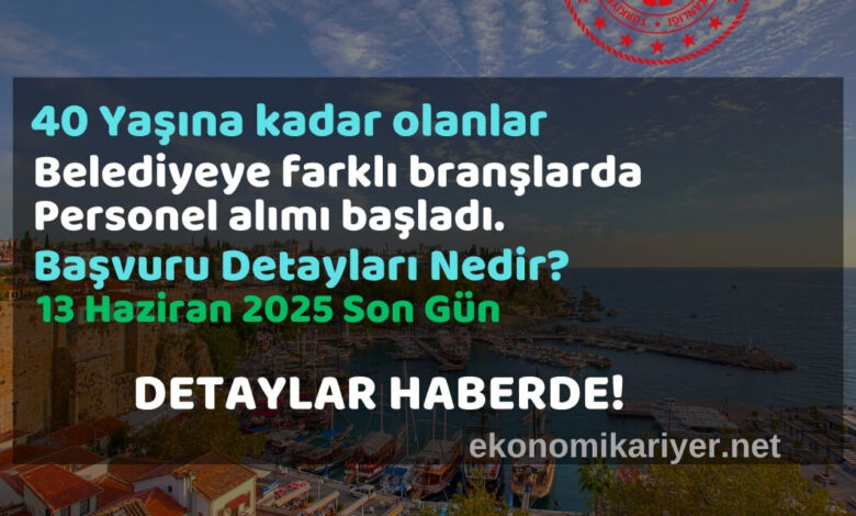 40 yaş personel alımı