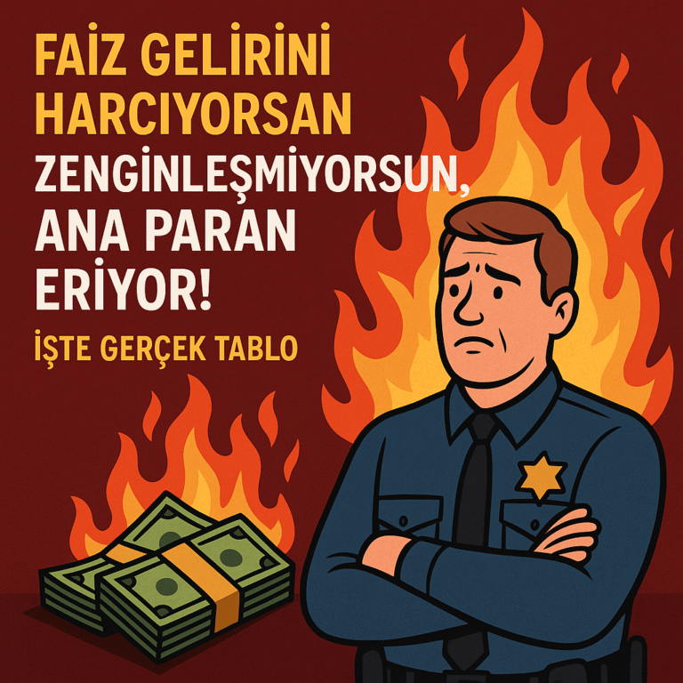 Faiz Gelirini Harcıyorsan Zenginleşmiyorsun, Ana Paran Sessiz Sessiz Eriyor! İşte Gerçek Tablo