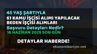 beden işçisi personel alımı