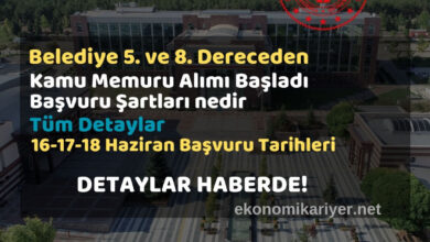 belediye memur alımı