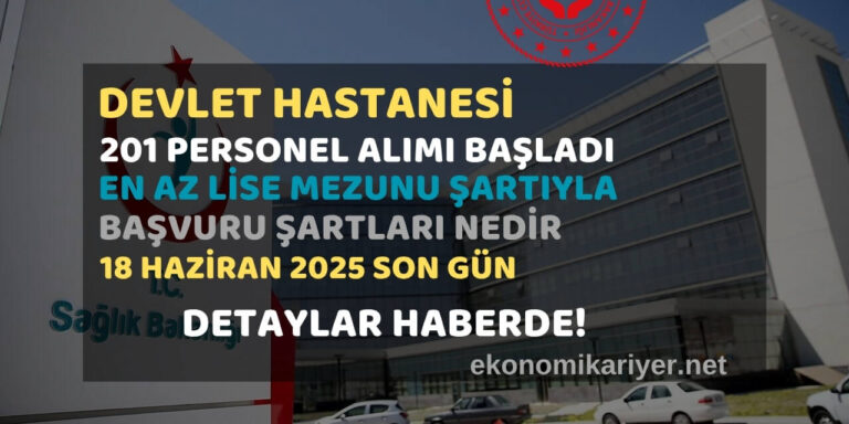 devlet hastanesi personel alımı