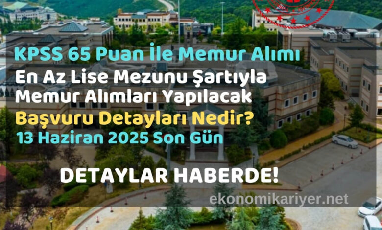 düz memur alımı başladı