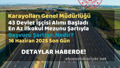 karayolları personel alımı