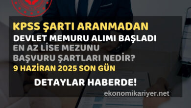 kpss şartsız memur alımı