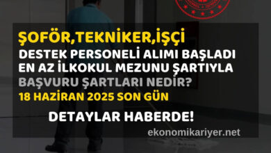 şoför işçi alımı