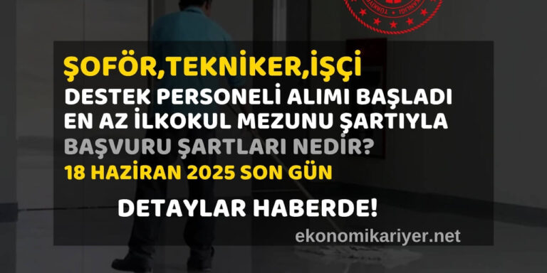 şoför işçi alımı