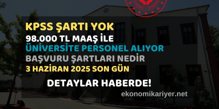 üniversite personel alımı