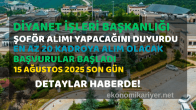 diyanet şoför alımı