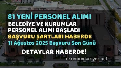 yeni personel alımı 2025