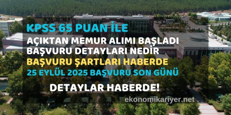 açıktan memur alımı