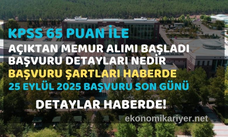 açıktan memur alımı