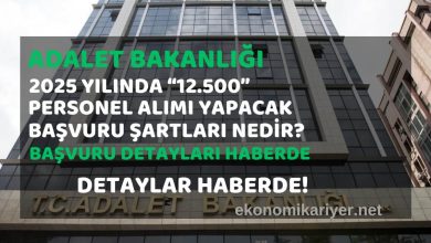 adalet bakanlığı personel alımı 2025
