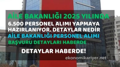 aile bakanlığı personel alımı 2025