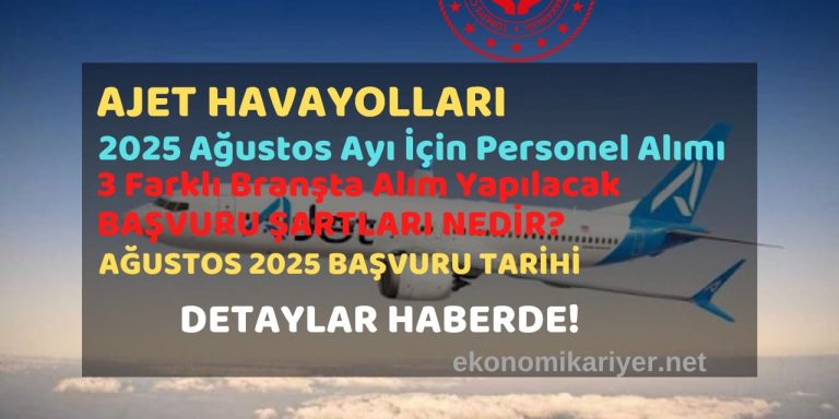 ajet personel alımı