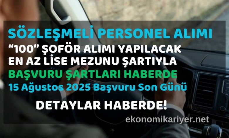 cte şoför alımı 2025