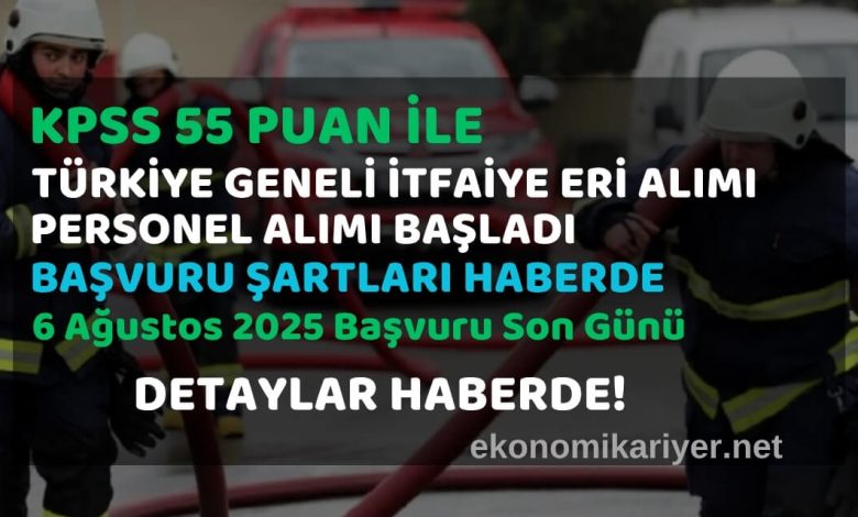 itfaiye eri alımı 2025