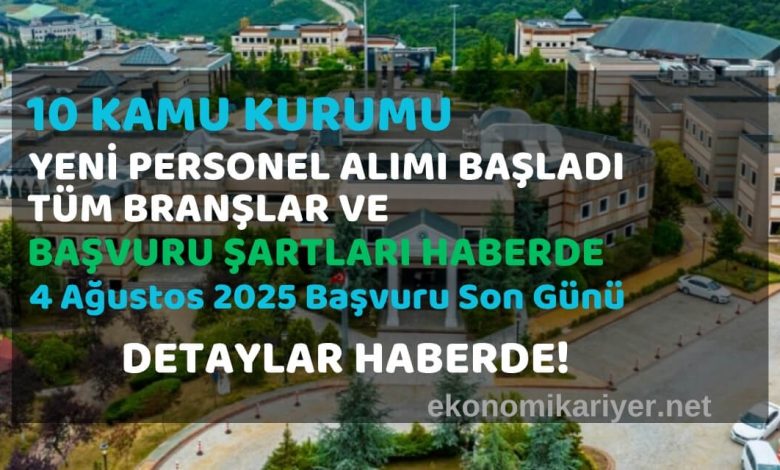 kamu kurumu personel alımı 2025