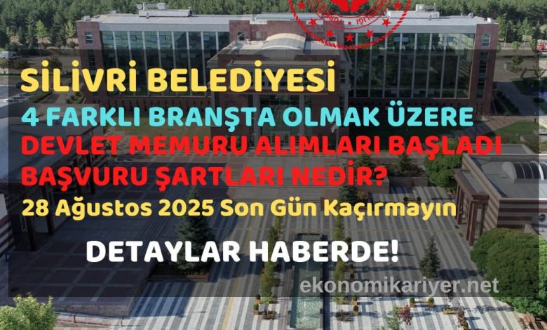 Silivri belediyesi memur alımı