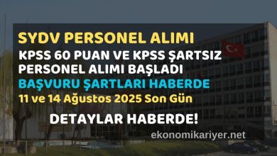 sydv personel alımı