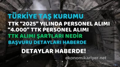 ttk personel alımı 2025