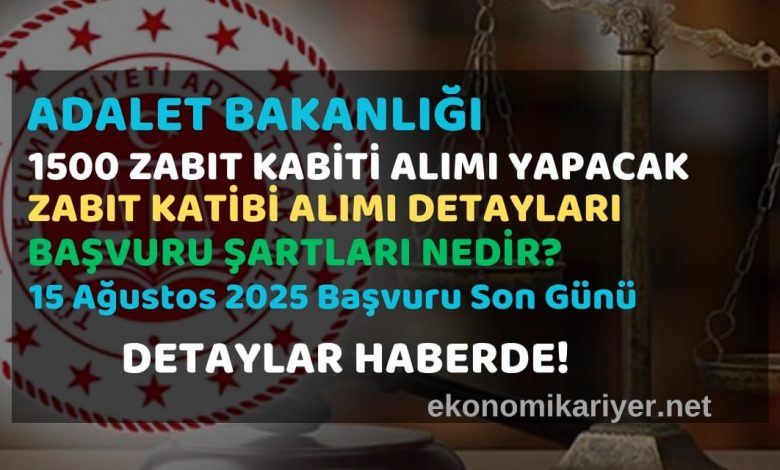 zabıt katibi alımı