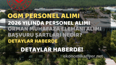 orman genel müdürlüğü personel alımı 2026