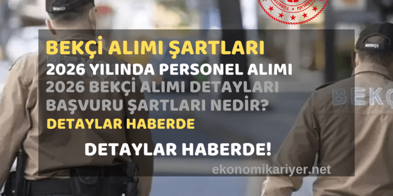 2026 bekçi alımı