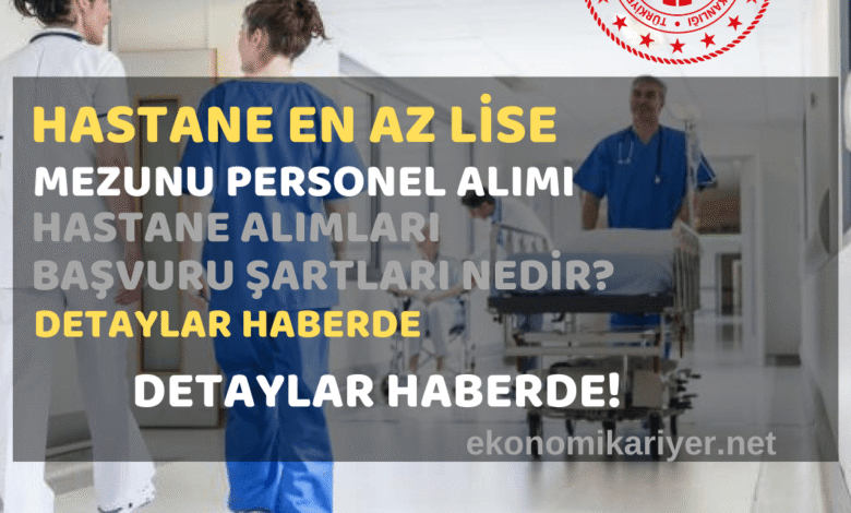 hastane personel alımı