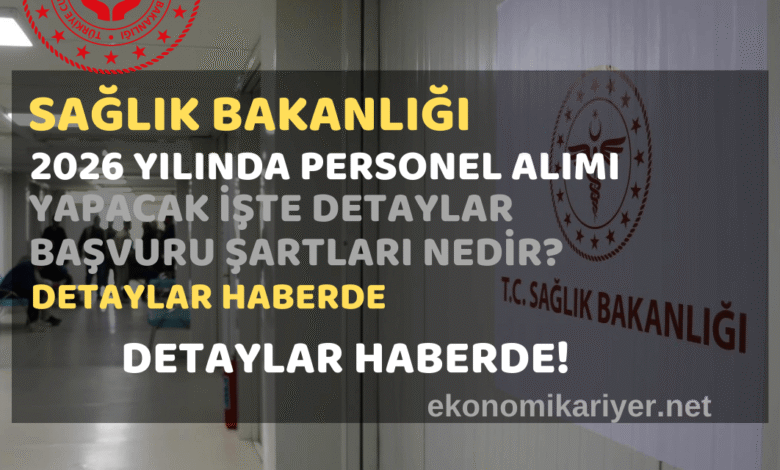 sağlık bakanlığı 2026 personel alımı